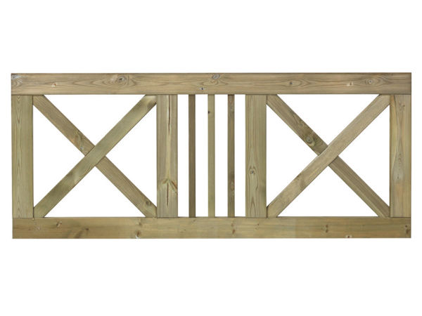 Plus Schloss Vorgartenzaun 150 x 75 cm bestellen :: Plus A/S