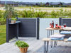 Plus Futura WPC Zaun 180 × 145 cm Design im Garten und auf der Terrasse