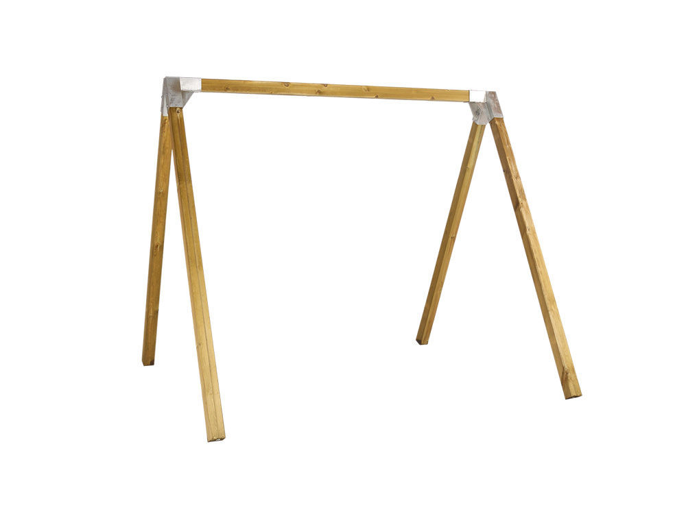 Plus Gartenschaukel Schaukelgestell Luxus unbehandelt 268 x 260 x 225