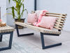 Plus Siesta Loungeset 1 Sessel - Bank - Tisch - Sofa 138 cm