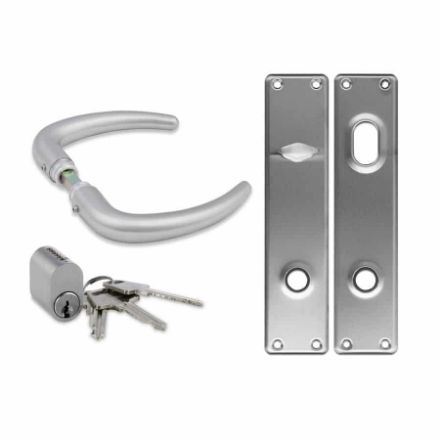 Show details for Jasa door lock set side entrance doors long plate scandinavian Picture of Jasa door lock set side entrance doors long plate scandinavian