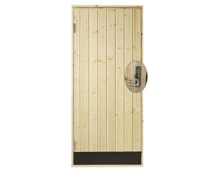 Vibo Nebeneingangstüre mit Profilverkleidung Linksanschlag DIN-L 78,6 x 187,8 cm Komplettbausatz 	Vibo Nebeneingangstüre mit Profilverkleidung Linksanschlag DIN-L 78,6 x 187,8 cm Komplettbausatz