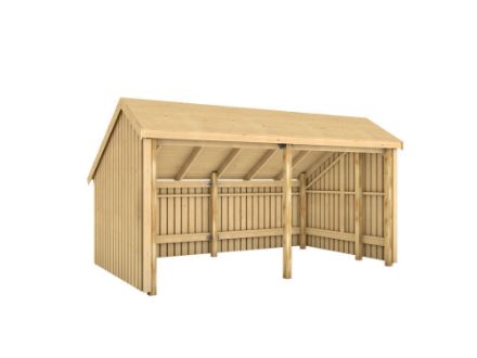 Plus Gartengebäude Multihaus offen 432 x 248 cm Plus Gartengebäude Multihaus offen 432 x 248 cm