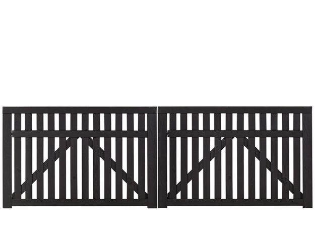 Picture of Plus Country double gate black 300 x 98 cm