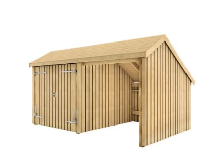 Plus Gartengebäude Multihaus Doppeltor / offen 432 x 248 cm Plus Gartengebäude Multihaus Doppeltor / offen 432 x 248 cm
