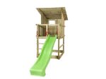 Picture of Plus Play Spielturm mit Dach und grüner Rutsche 350 x 132 x 283 cm