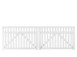 Picture of Plus Country double gate white 300 x 98 cm