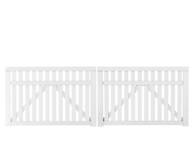 Picture of Plus Country double gate white 300 x 98 cm