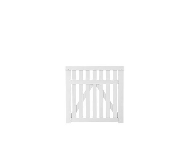 Picture of Plus Country single gate white 100 x 98 cm