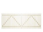 Picture of Plus Skagen double gate white 300 x 120 cm