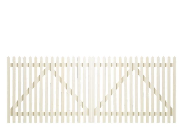 Picture of Plus Skagen double gate white 300 x 120 cm