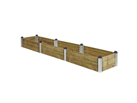 Show details for Plus Pipe Hochbeet 80 x 400 x 36 cm hoch druckimprägniert K2025 Picture of Plus Pipe Hochbeet 80 x 400 x 36 cm hoch druckimprägniert K2025