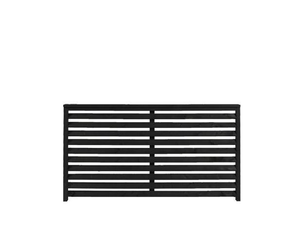 Plus Kyoto Zaun schwarz 160 x 90 cm