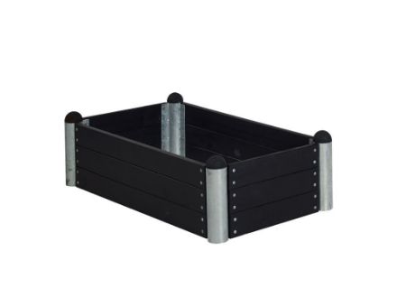 Plus Pipe Hochbeet 80 x 140 cm schwarz Plus Pipe Hochbeet 80 x 140 cm schwarz