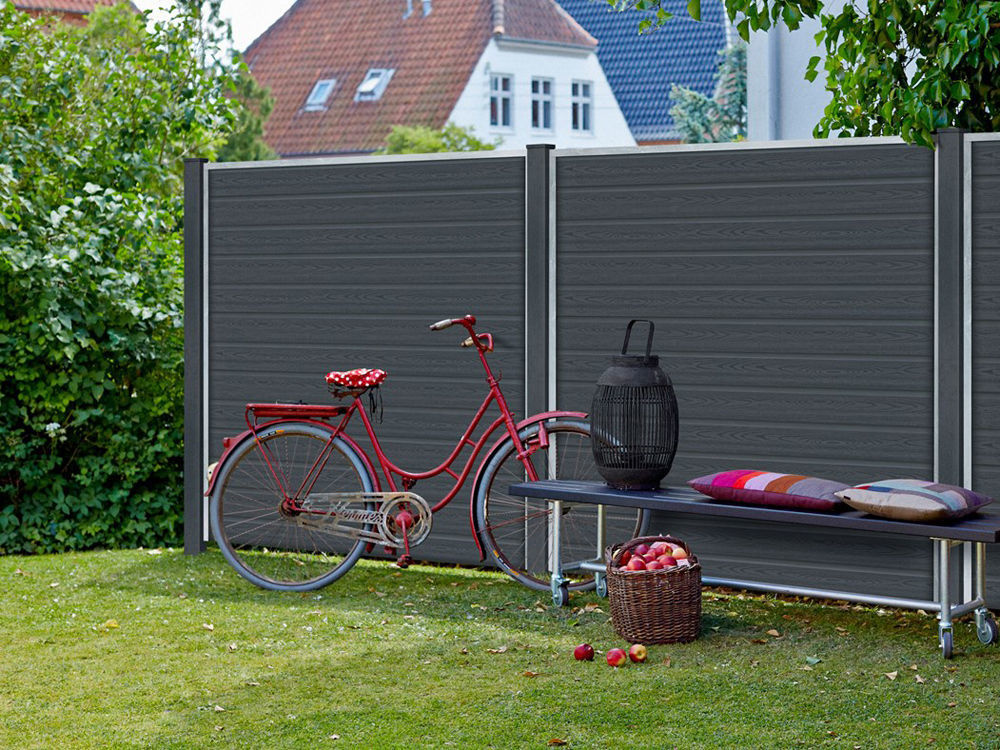 WPCGartenzaun in Höhe von 90 cm online kaufen plusgarten