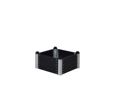Show details for Plus Pipe raised bed 80 x 80 cm black Picture of Plus Pipe raised bed 80 x 80 cm black