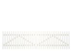 Picture of Plus Skagen double gate white 300 x 80 cm