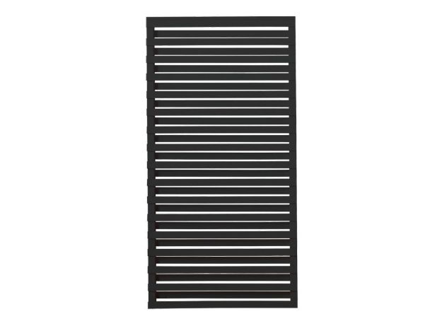 Plus Osaka Sichtschutz-Zaun schwarz 90 x 180 cm