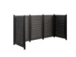 Picture of Plus Lund Mülltonnenverkleidung schwarz 245 x 85 x 124 cm K2025