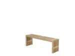 Plus Rustik Trallebank schmal Kiefer-Fichte treibholzfarben 138 cm