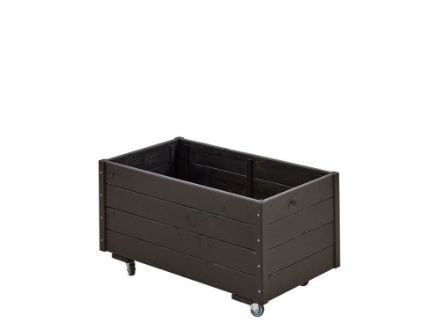 Show details for Plus rollbarer Pflanzkasten Fichte-Kiefer schwarz 88 x 48 x 47 cm K2025 Picture of Plus rollbarer Pflanzkasten Fichte-Kiefer schwarz 88 x 48 x 47 cm K2025