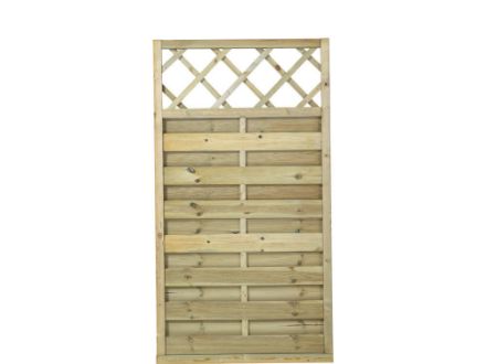 Zeige Details für Plus Bergen Zaun mit Rankgitter druckimprägniert 90 x 165 cm Bild von Plus Bergen Zaun mit Rankgitter druckimprägniert 90 x 165 cm