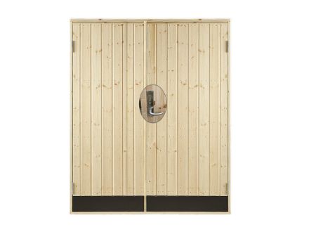 Vibo Doppel-Nebeneingangstür mit Profil und Zarge 151,2 x 187,8 cm Komplettbausatz Vibo Doppel-Nebeneingangstür mit Profil und Zarge 151,2 x 187,8 cm Komplettbausatz