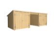 Plus Gartengebäude Nordic Multihaus zwei Doppeltore aussen 635 x 218 cm