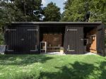 Plus Gartengebäude Nordic Multihaus zwei Doppeltore aussen 635 x 218 cm