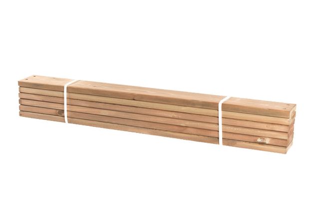 Picture of Plus Planken-Set Lärche unbehandelt  6x - 120 x 12 x 2,8 cm für System PIPE