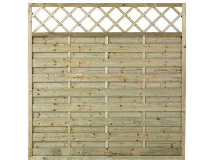 Zeige Details für Plus Bergen Zaun mit Rankgitter druckimprägniert 180 x 180 cm Bild von Plus Bergen Zaun mit Rankgitter druckimprägniert 180 x 180 cm