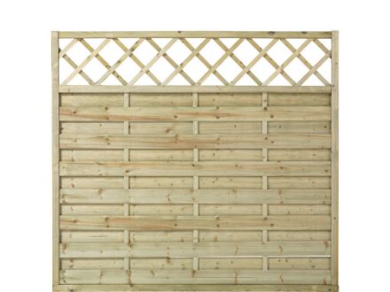 Zeige Details für Plus Bergen Zaun mit Rankgitter druckimprägniert 180 x 165 cm Bild von Plus Bergen Zaun mit Rankgitter druckimprägniert 180 x 165 cm