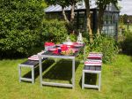 Picture of Plus Plankengarnitur 186 cm mit Tisch und 2 Bänken Lärche