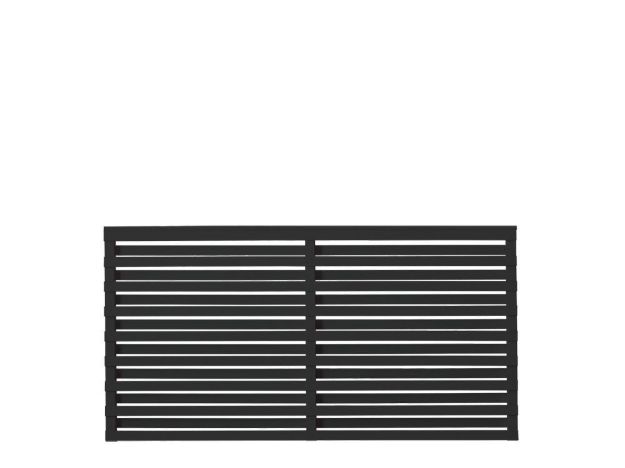 Plus Osaka Zaun schwarz 180 x 93 cm