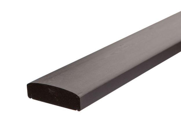 Plus Handlauf aus Kiefer Kernholz 209 cm schwarz