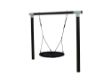 Plus Cubic Schaukelgestell mit Schaukelnest 268 x 9 x 209 cm schwarz