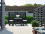 Picture of Plus Osaka fence black 180 x 136 cm