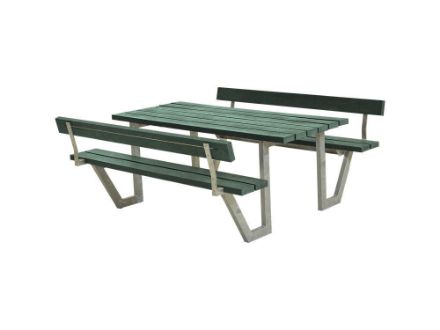 Plus Wega Kombimöbel mit 2 Rückenlehnen Retex Upcycling grün 177 cm Plus Wega Kombimöbel mit 2 Rückenlehnen Retex Upcycling grün 177 cm