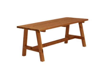 Plus Country Plankentisch 177 cm teakfarben Plus Country Plankentisch 177 cm teakfarben