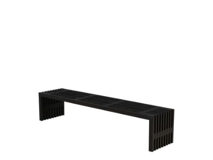 Plus Rustik Trallebank Kiefer-Fichte schwarz 218 cm Plus Rustik Trallebank Kiefer-Fichte schwarz 218 cm
