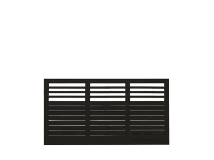 Plus Decora Zaun Vorgartenzaun schwarz 180 x 95 cm Plus Decora Zaun Vorgartenzaun schwarz 180 x 95 cm
