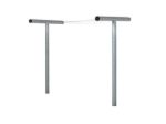 Plus Pipe Trockengestell Stahl verzinkt 290 cm x d=10 cm mit Leine