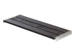 Plus Bank für Cubic - Pipe schwarz mit Beschlägen 50 x 120 cm