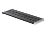 Plus Bank für Cubic - Pipe schwarz mit Beschlägen 50 x 120 cm