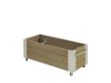 Plus Cubic rollender Blumenkasten 120 x 50 x 45 cm graubraun 