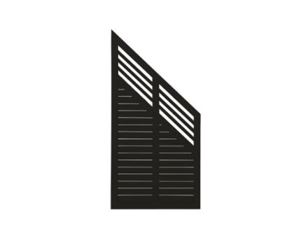 Plus Decora Übergangselement schwarz 90 x 180 / 95 cm Plus Decora Übergangselement schwarz 90 x 180 / 95 cm