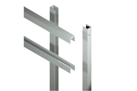 Plus Stahlrahmen für Artura WPC Zaun 180 x 95 cm  Plus Stahlrahmen für Artura WPC Zaun 180 x 95 cm