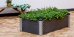 Picture of Plus Pipe raised bed larch raw 80 x 80 cm