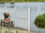 Picture of Plus Sendai privacy screen element white 90 × 180 cm