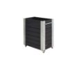 Plus Cubic rollender Blumenkasten 87 x 50 x 95 cm schwarz